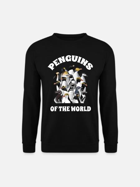 Penguins, Penguins, Penguin lovers - Unisex Sweatshirt - black