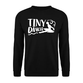 Winziger Tänzer, Balletttanzen - Unisex Pullover - Schwarz - Vorne - Alina (178cm) & Michal (187cm)