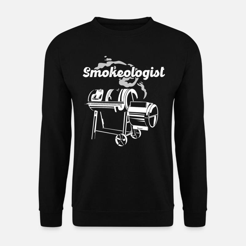 Smokoligist, BBQ, Grill, - Sweat-shirt Unisexe - noir