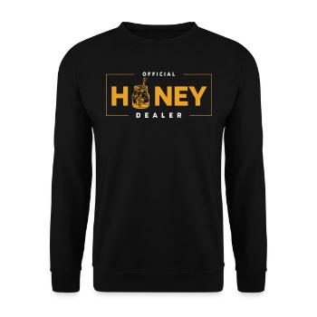 Marchand de miel, Honey Comp, - Sweat-shirt Unisexe - noir - Devant - Alina (178cm) & Michal (187cm)