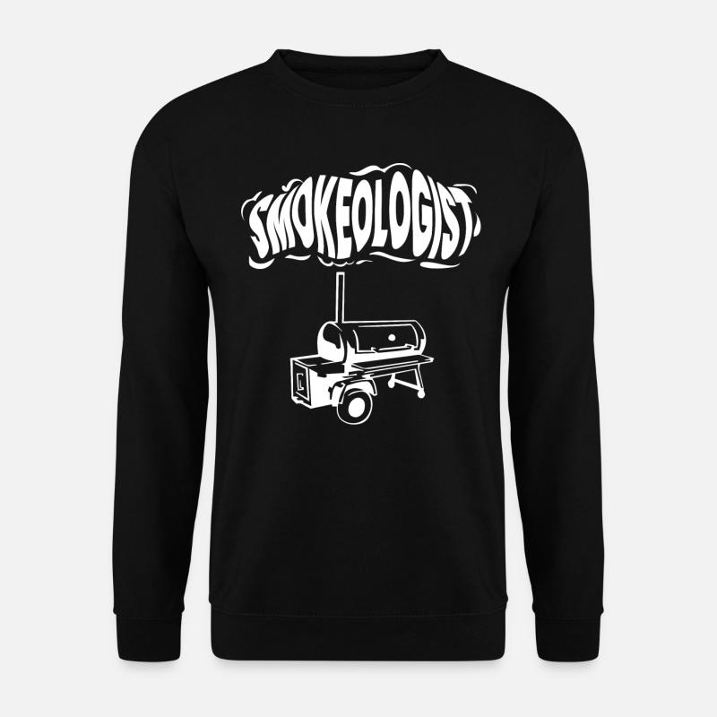 Smokoligist, BBQ, Grill, - Sweat-shirt Unisexe - noir