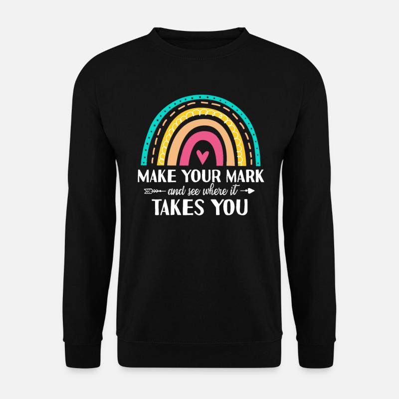 Make a sign and see - Unisex Sweatshirt - black