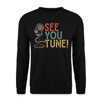 Opera singer, voice, opera - Unisex Sweatshirt - black - Front - Alina (178cm) & Michal (187cm)