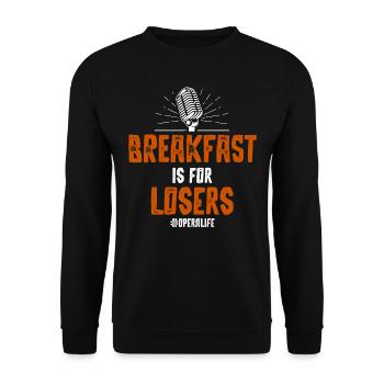 Opera singer, voice, opera - Unisex Sweatshirt - black - Front - Alina (178cm) & Michal (187cm)