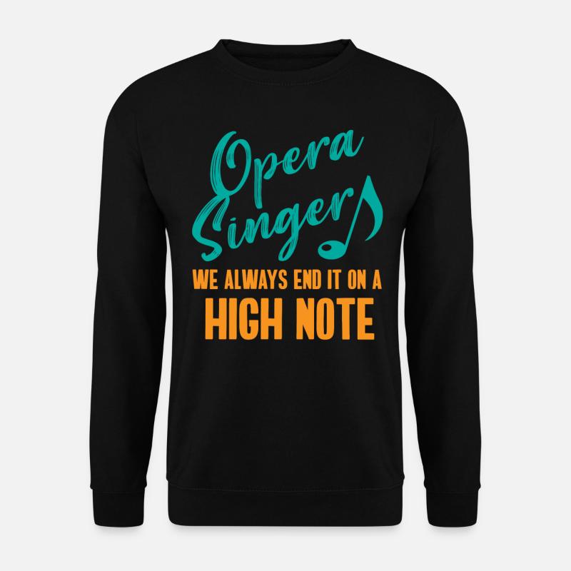 Opernsänger, Gesang, Opera - Unisex Pullover - Schwarz