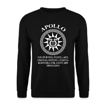 Air winner. Air silk - Unisex Sweatshirt - black - Front - Alina (178cm) & Michal (187cm)