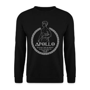 Air winner. Air silk - Unisex Sweatshirt - black - Front - Alina (178cm) & Michal (187cm)