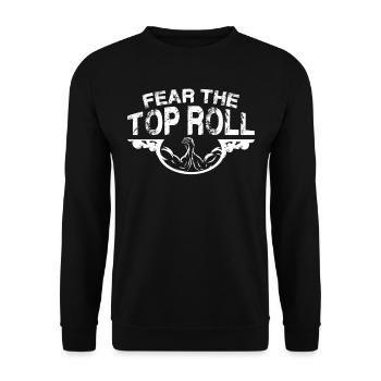 Bras de fer, bras de fer, rotation du poignet - Sweat-shirt Unisexe - noir - Devant - Alina (178cm) & Michal (187cm)