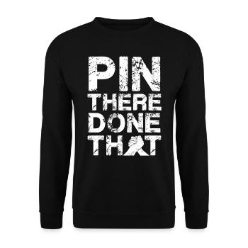 Bras de fer, bras de fer, rotation du poignet - Sweat-shirt Unisexe - noir - Devant - Alina (178cm) & Michal (187cm)