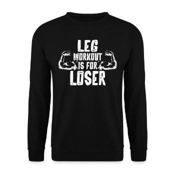 Bras de fer, bras de fer, rotation du poignet - Sweat-shirt Unisexe - noir - Devant - Alina (178cm) & Michal (187cm)
