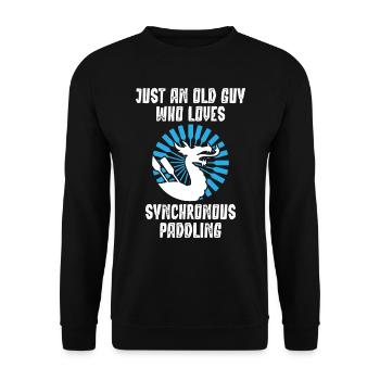 Drachenbootrennen, Drachenboote, Bleischlag - Unisex Pullover - Schwarz - Vorne - Alina (178cm) & Michal (187cm)