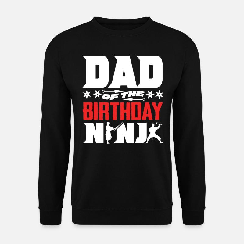 Anniversaire du Ninja, Ninja, - Sweat-shirt Unisexe - noir