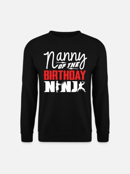 Birthday of the Ninja, Ninja, - Unisex Sweatshirt - black