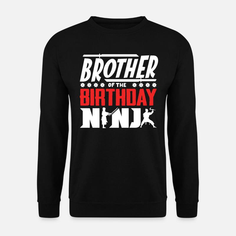 Anniversaire du Ninja, Ninja, - Sweat-shirt Unisexe - noir