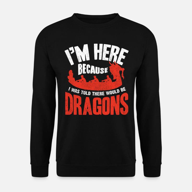 Course de bateaux-dragons, bateaux-dragons - Sweat-shirt Unisexe - noir