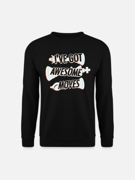 chess, chess player, chess quote - Unisex Sweatshirt - black