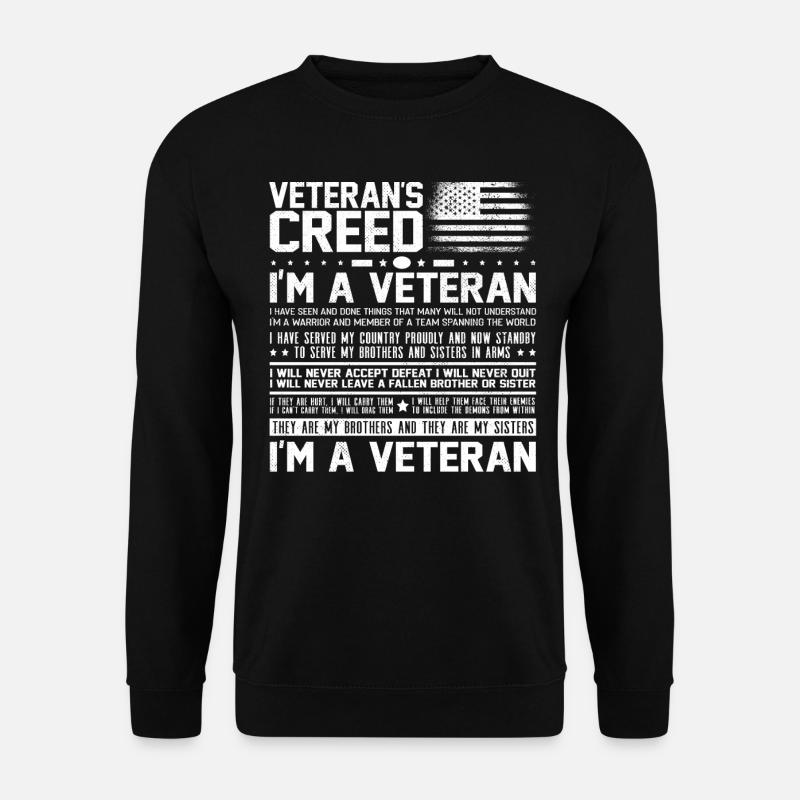 Credo des vétérans, Vétérans - Sweat-shirt Unisexe - noir