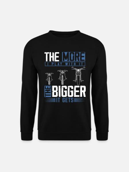 Motorcycle lovers, motorcycles, motorcycles - Unisex Sweatshirt - black