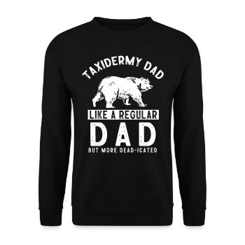 Taxidermie, Taxidermist, Erhaltung Von Tieren - Unisex Pullover - Schwarz - Vorne - Alina (178cm) & Michal (187cm)