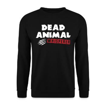 Taxidermie, Taxidermist, Erhaltung Von Tieren - Unisex Pullover - Schwarz - Vorne - Alina (178cm) & Michal (187cm)