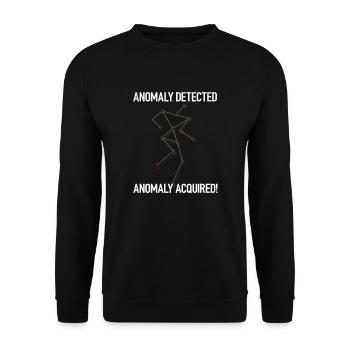Ghost Hunter, compteur EMF, caméra thermique - Sweat-shirt Unisexe - noir - Devant - Alina (178cm) & Michal (187cm)