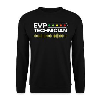 EVP Technician, Employer Value Proposition - Unisex Sweatshirt - black - Front - Alina (178cm) & Michal (187cm)