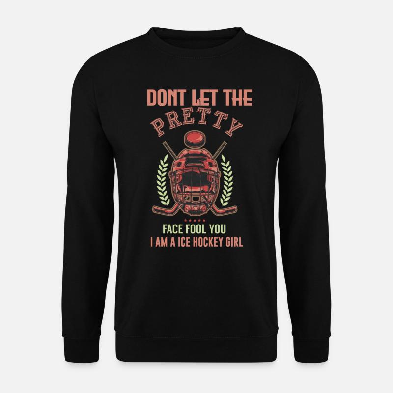 Eishockey - Unisex Pullover - Schwarz