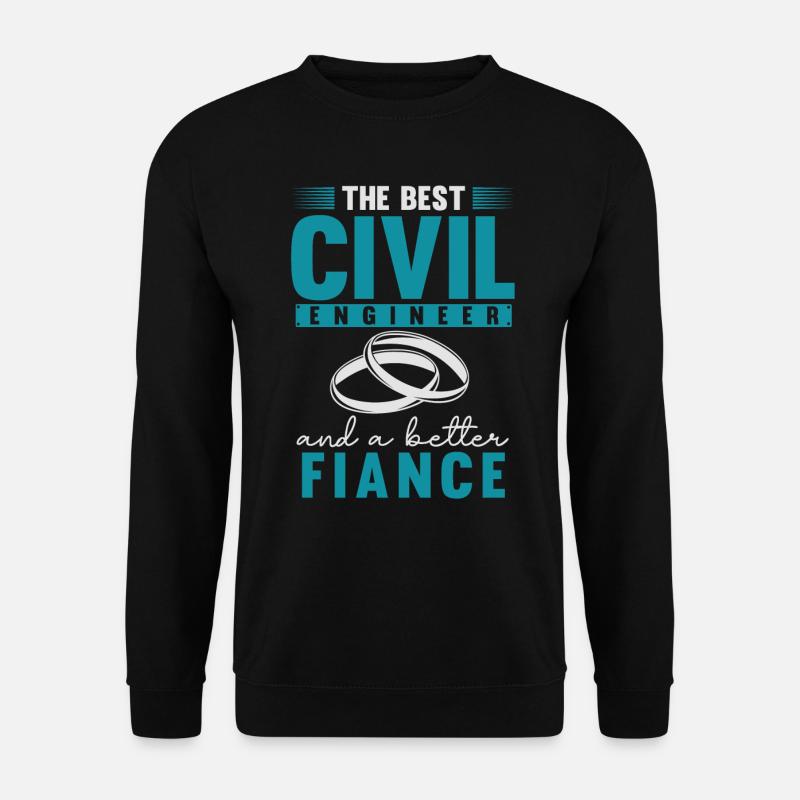Civil Engineer, Civil Engineering - Unisex Sweatshirt - black