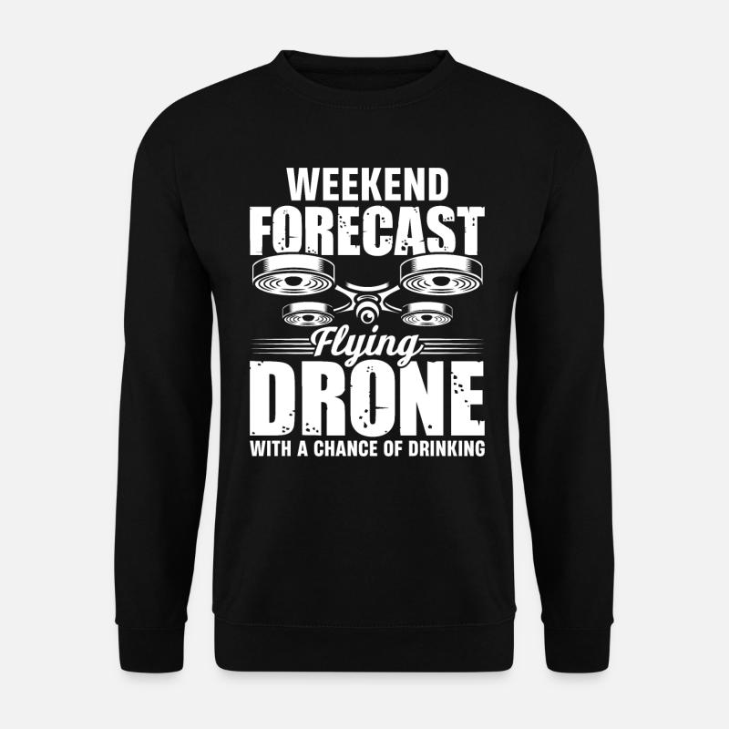 Drones, drones, drones volants - Sweat-shirt Unisexe - noir