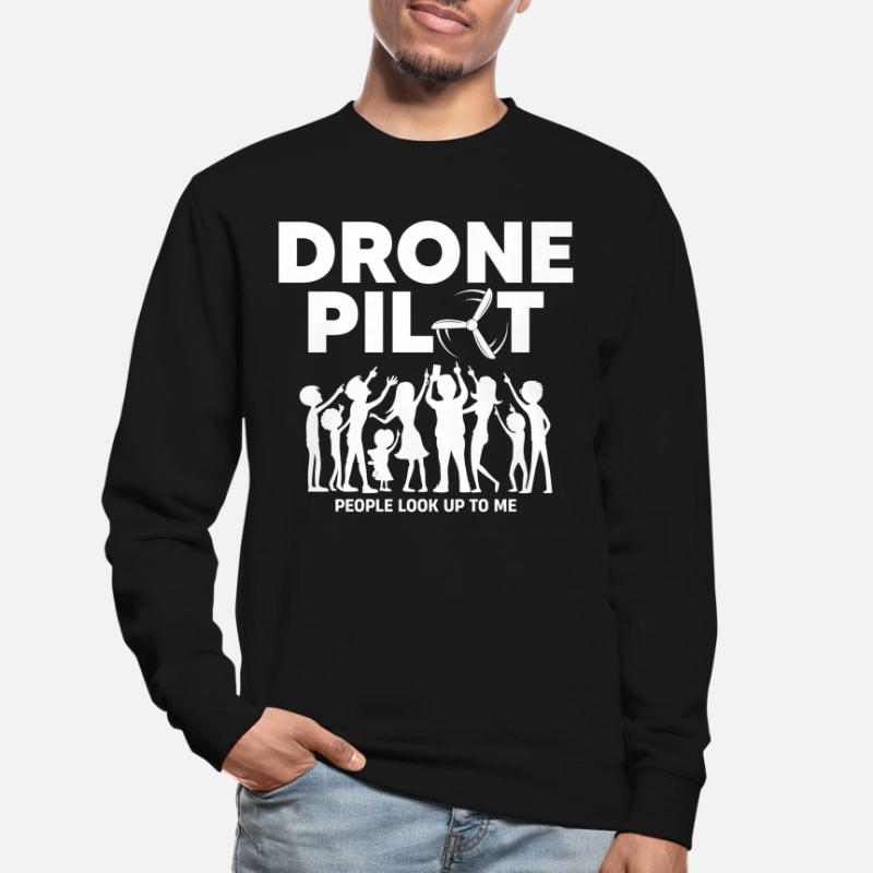 Drones, drones, drones volants Sweat-shirt Unisexe