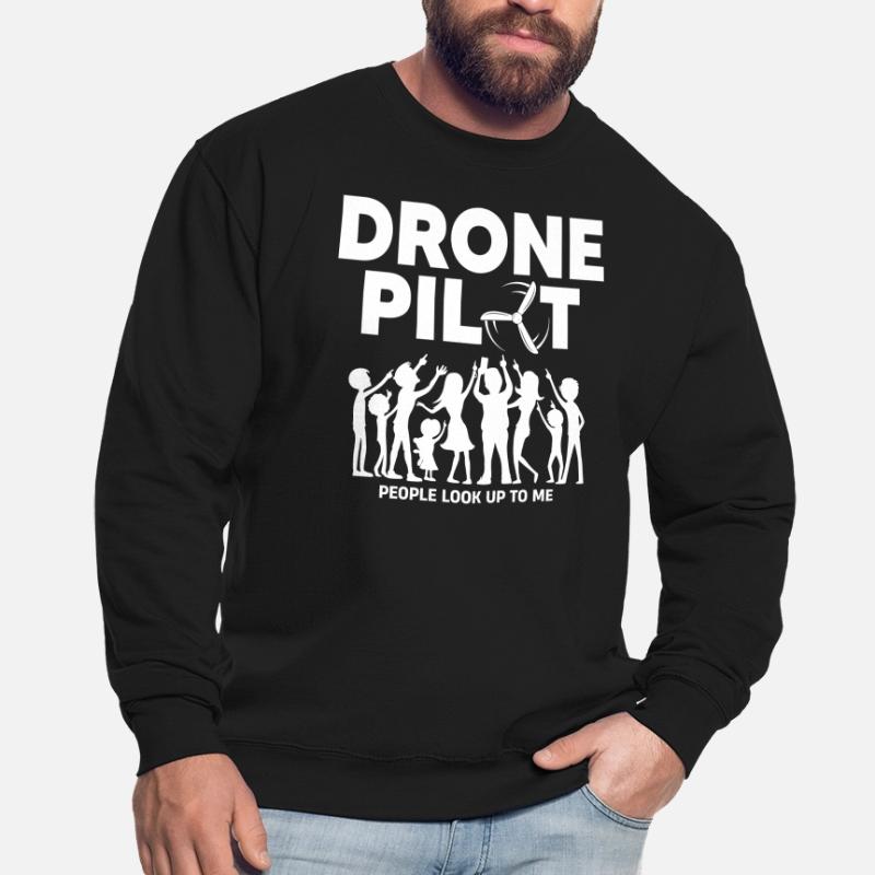 Drones, drones, drones volants Sweat-shirt Unisexe