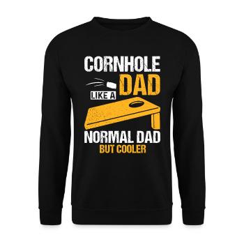Joueurs de Cornhole - Sweat-shirt Unisexe - noir - Devant - Alina (178cm) & Michal (187cm)