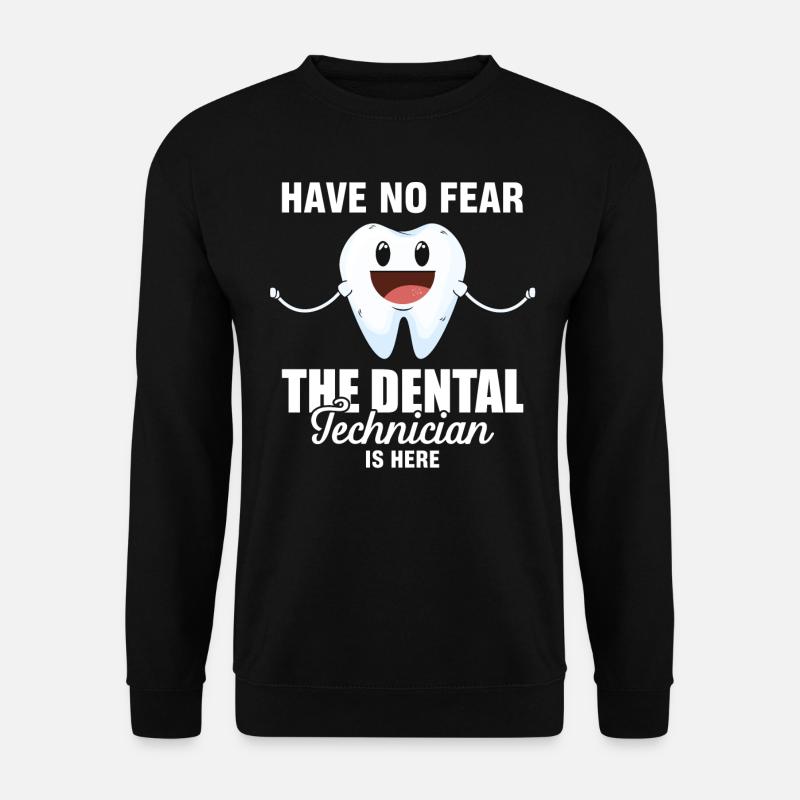 dentiste, cabinet dentaire, assistante dentaire, - Sweat-shirt Unisexe - noir
