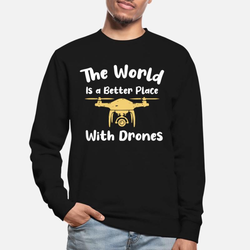 Drone flying, drones, drones, model aircraft Unisex Sweatshirt