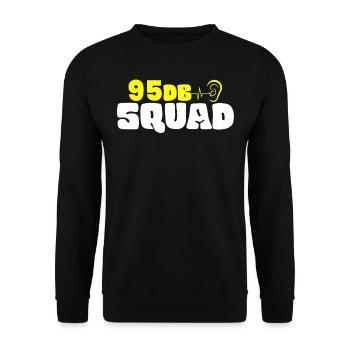 Deaf pride, hearing, disabled, deafness - Unisex Sweatshirt - black - Front - Alina (178cm) & Michal (187cm)