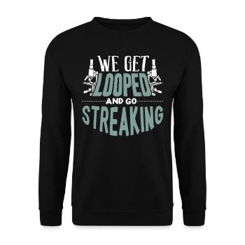 Microbiology, Chemistry Teacher, Microbiologist - Unisex Sweatshirt - black - Front - Alina (178cm) & Michal (187cm)