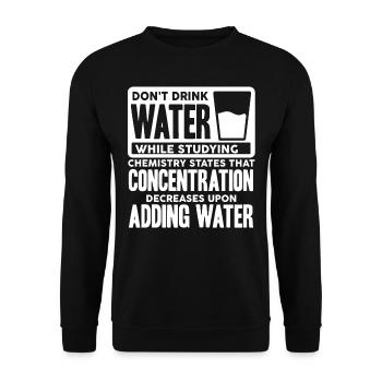 Microbiology, Chemistry Teacher, Microbiologist - Unisex Sweatshirt - black - Front - Alina (178cm) & Michal (187cm)