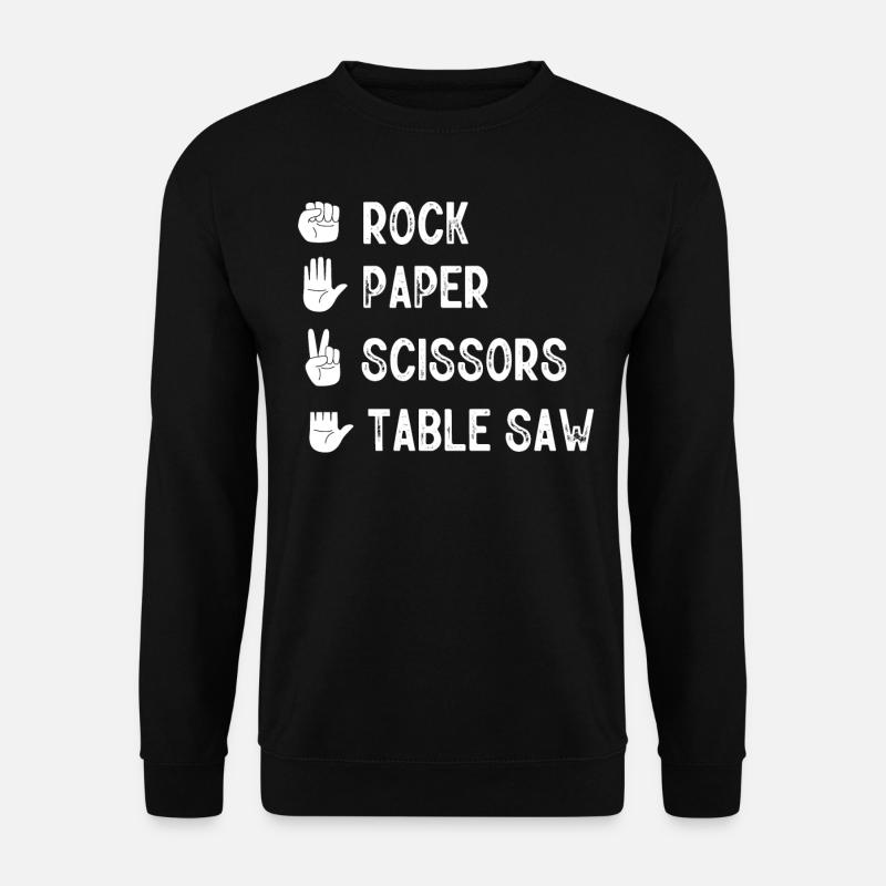Tischler, Holzarbeiter - Unisex Pullover - Schwarz
