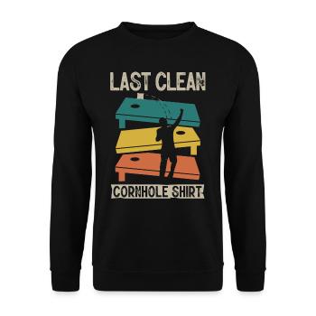 Joueurs de Cornhole - Sweat-shirt Unisexe - noir - Devant - Alina (178cm) & Michal (187cm)