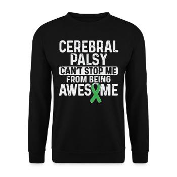 Hebral palsy, cerebral palsy consciousness - Unisex Sweatshirt - black - Front - Alina (178cm) & Michal (187cm)