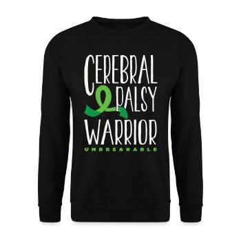 Hebral palsy, cerebral palsy consciousness - Unisex Sweatshirt - black - Front - Alina (178cm) & Michal (187cm)