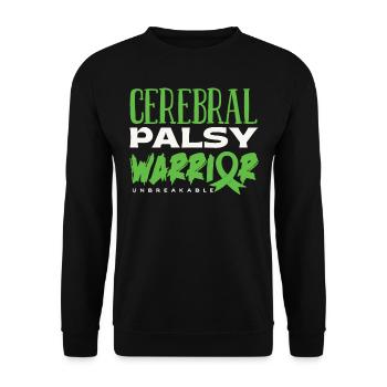 Hebral palsy, cerebral palsy consciousness - Unisex Sweatshirt - black - Front - Alina (178cm) & Michal (187cm)