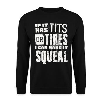 Car mechanic, mechanic, car mechanic - Unisex Sweatshirt - black - Front - Alina (178cm) & Michal (187cm)