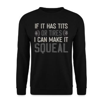 Car mechanic, mechanic, car mechanic - Unisex Sweatshirt - black - Front - Alina (178cm) & Michal (187cm)
