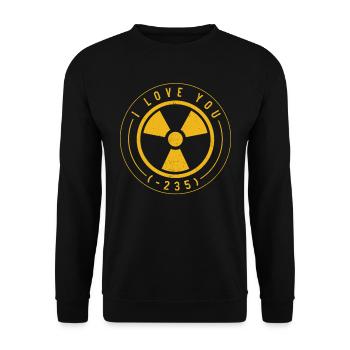 Ingénieur nucléaire, Sciences nucléaires, Science - Sweat-shirt Unisexe - noir - Devant - Alina (178cm) & Michal (187cm)