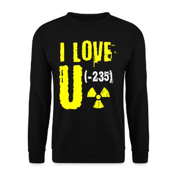 Ingénieur nucléaire, Sciences nucléaires, Science - Sweat-shirt Unisexe - noir - Devant - Alina (178cm) & Michal (187cm)