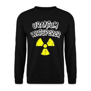 Ingénieur nucléaire, Sciences nucléaires, Science - Sweat-shirt Unisexe - noir - Devant - Alina (178cm) & Michal (187cm)