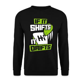 Tuning, sports cars, racing cars - Unisex Sweatshirt - black - Front - Alina (178cm) & Michal (187cm)