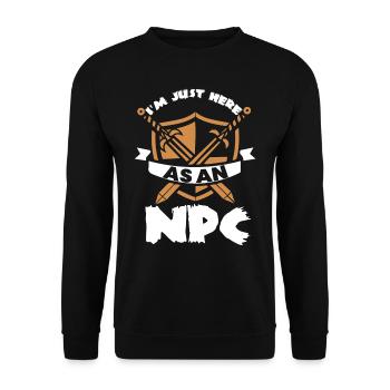 Larp, live-action role-playing game - Unisex Sweatshirt - black - Front - Alina (178cm) & Michal (187cm)