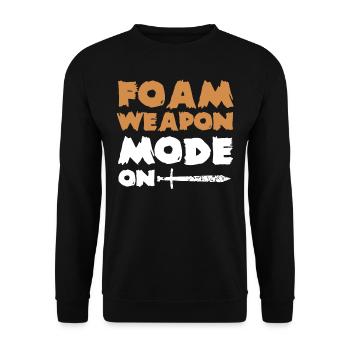 Larp, live-action role-playing game - Unisex Sweatshirt - black - Front - Alina (178cm) & Michal (187cm)